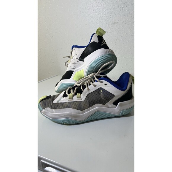 Nike Air Jordan One Take 4 Men's Size 8 Black Liquid Lime White DO7193-003 - Picture 2 of 10